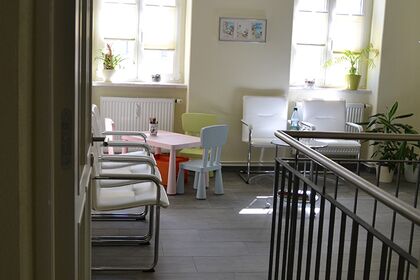 Warteraum im Therapiezentrum Königstein